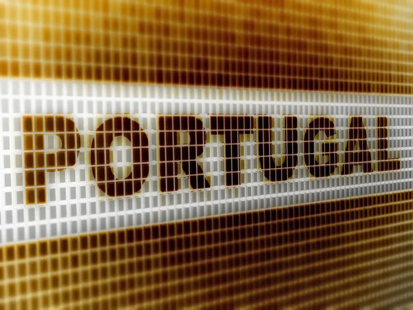 Portugal Screen Illustration — Stock Photo, Image