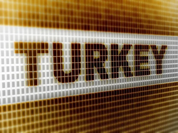 Turkey Screen Illustration — Stock Photo, Image