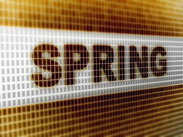 Spring Screen Illustration — Stock Photo, Image