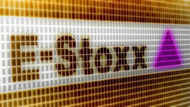 Indice Azionario Dei Titoli Azionari Dell Eurozona Progettato Stoxx Video — Video Stock