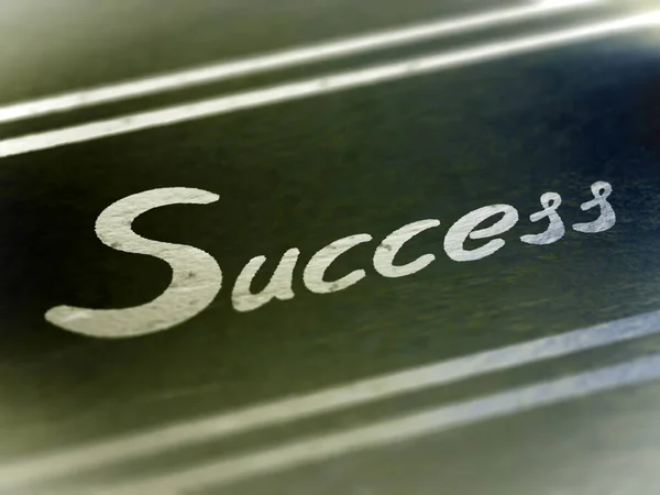 Success Paper Color Illustration — Stock Photo, Image