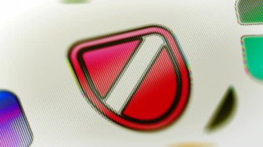 Kalkan kutsal kişilerin resmi içinde belgili tanımlık perde. 4 k çözünürlüklü görüntüleri döngü var. ProRes 4444. 3D çizim.