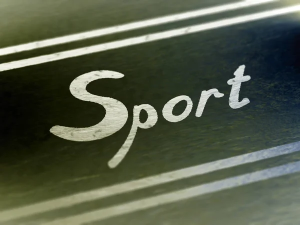 Sport Paper Color Illustration — Stock Photo, Image