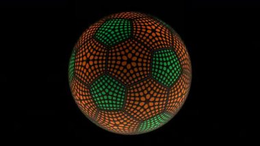 Gol. Görüntüleri döngü 4 k çözünürlük ve alfa kanalı vardır. ProRes 4444. 3D çizim.