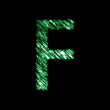 Mektup simgesi siyah arka plan. İllüstrasyon.