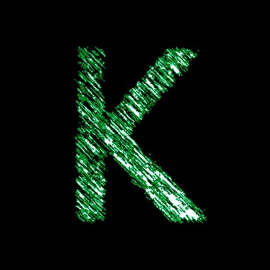 Mektup simgesi siyah arka plan. İllüstrasyon.