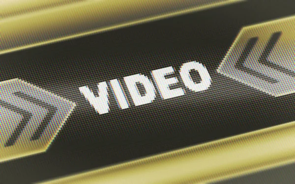 Video Screen Illustration — Stock Photo, Image