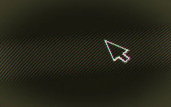 Cursor Tela Ilustração — Fotografia de Stock