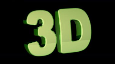3D. görüntüleri döngü 4 k çözünürlük ve alfa kanalı vardır. ProRes 4444.  