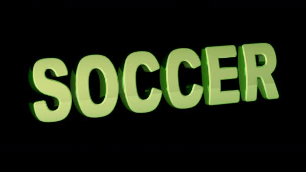 Futbol Görüntüleri Döngü Çözünürlük Alfa Kanalı Vardır Prores 4444 — Stok video