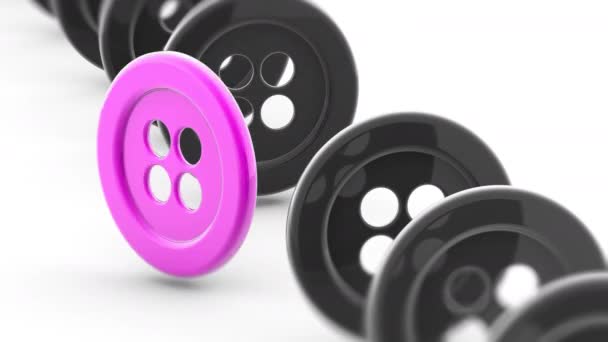 Кнопка Циклічні Кадри Мають Роздільну Здатність Пропозиція 4444 Ілюстрації — стокове відео