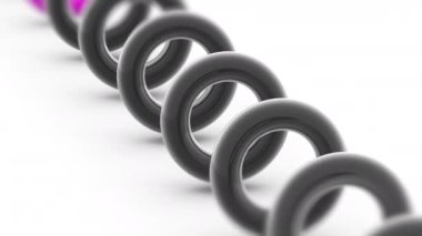 Torus. 4 k çözünürlüklü görüntüleri döngü var. ProRes 4444. 3D çizim.