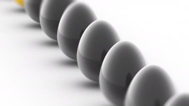 3D görüntüleri 4 k çözünürlük döngü yumurta