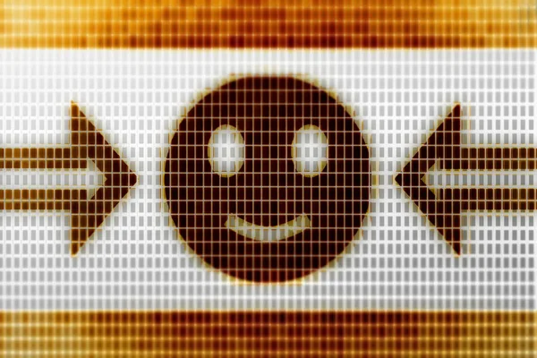 Smile Icon Screen Illustration — Stock Photo, Image