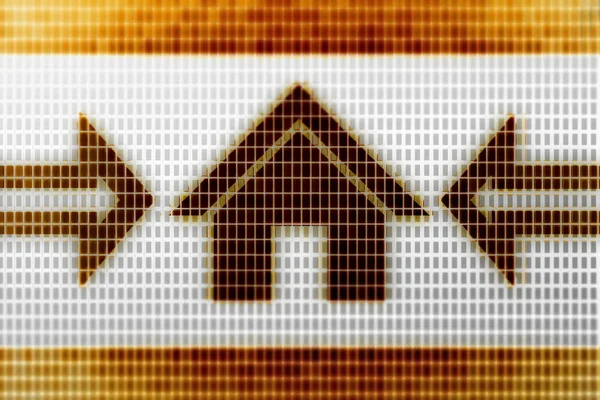 House Icon Screen Illustration — Stock Photo, Image