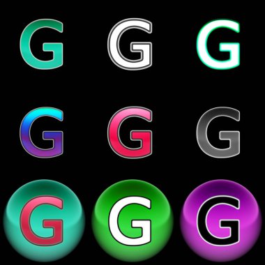 Mektup simgesi. Renkli çizimi.