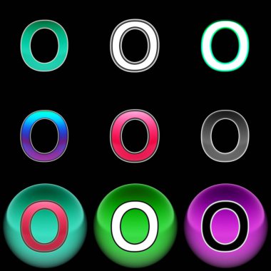 Mektup simgesi. Renkli çizimi.