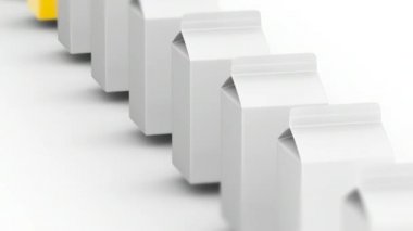 Milkbox. 4 k çözünürlüklü görüntüleri döngü var. ProRes 4444. 3D çizim.