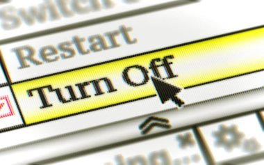 Programlar menü ekranında. 3D çizim.