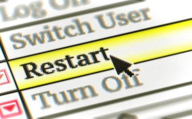 Programlar menü ekranında. 3D çizim.