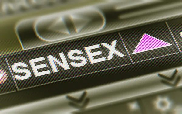 Bse Sensex Представляет Собой Индекс Рынка Акций Рыночным Весом Свободном — стоковое фото
