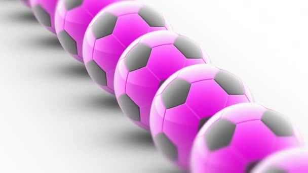 Soccerball Looping Footage Has Resolution Prores 4444 — Stock Video