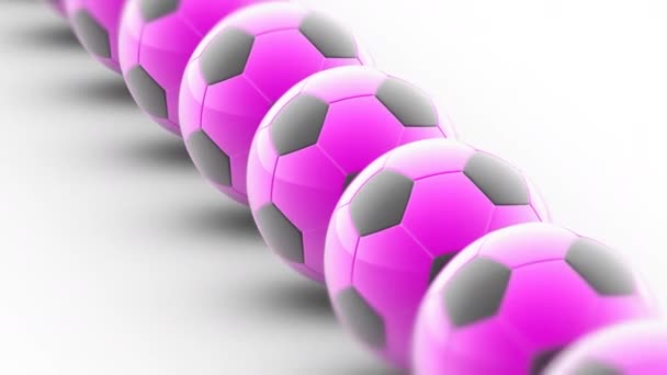 Soccerball Opakování Záběru Rozlišení Prores 4444 — Stock video