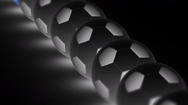 Soccerball Opakování Záběru Rozlišení Prores 4444 — Stock video