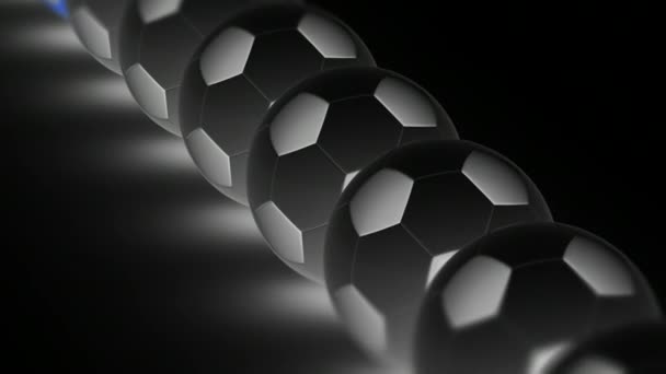 Soccerball 解像度 映像をループしています Prores 4444 — ストック動画
