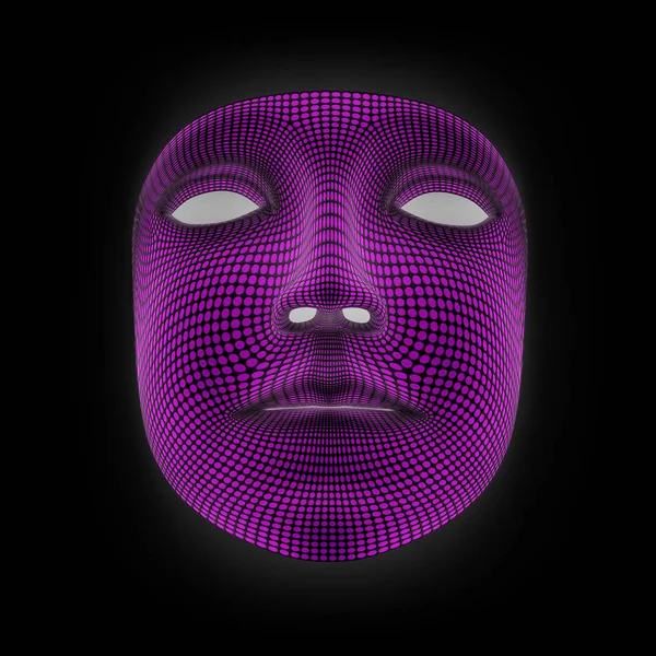 Maske işareti simgesi yakın çekim 