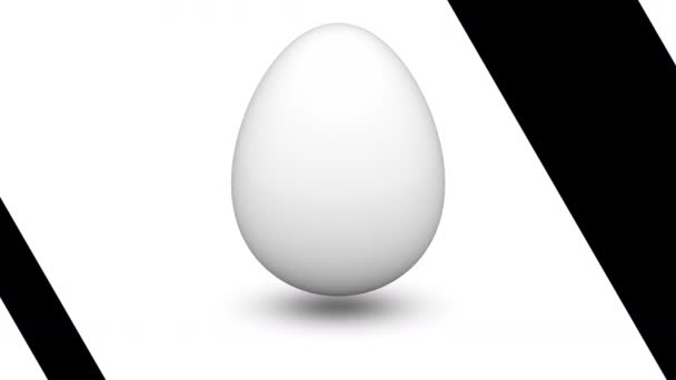 Αυγό Ταινία Βρόχου Έχει Ανάλυση Prores 4444 — Αρχείο Βίντεο