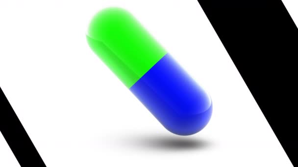 Pill Looping Footage Has Resolution Prores 4444 — Stock Video
