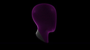 Kafası. 4 k çözünürlüklü görüntüleri döngü var. ProRes 4444.