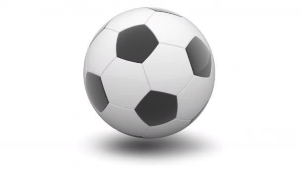 Soccerball Opakování Záběru Rozlišení Prores 4444 — Stock video
