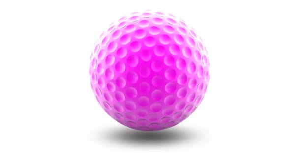 Golfbal Beelden Een Lus Heeft Resolutie Prores 4444 — Stockvideo