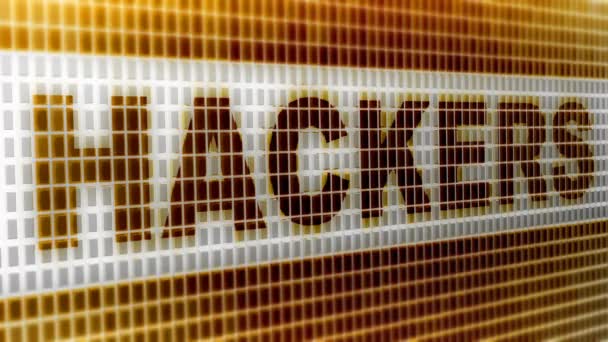 Hacker Rekaman Looping Memiliki Resolusi Encoder Prores 4444 — Stok Video