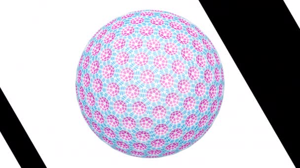 Абстрактный Мяч Зацикленные Кадры Имеют Разрешение Прорес 4444 — стоковое видео