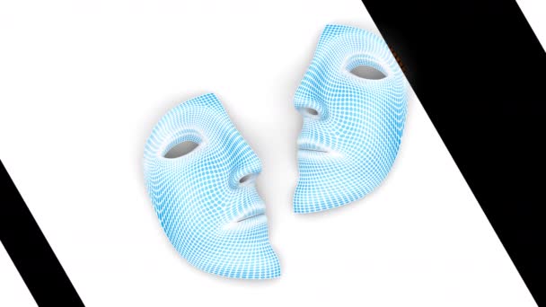Maske Looping Aufnahmen Haben Eine Auflösung Von Prores 4444 Illustration — Stockvideo