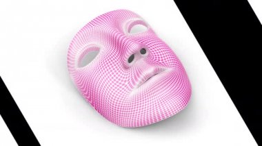 Maske. 4 k çözünürlüklü görüntüleri döngü var. ProRes 4444.