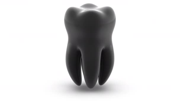 Tooth Looping Footage Has Resolution Alpha Chanel Prores 4444 Illustration — Stock Video