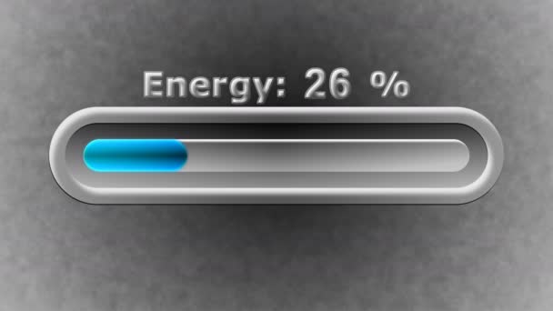 Folyamat Energia Képernyőn Felbontás Prores 4444 Illusztráció — Stock videók