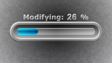 Ekranında değiştirme işlemidir. 4k çözünürlüklü. ProRes 4444. İllüstrasyon.