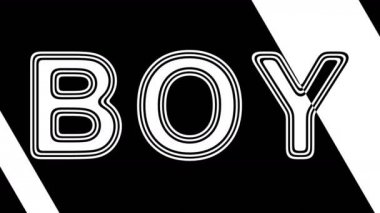 Çocuk. Döngü görüntüleri 4k çözünürlüğe sahiptir. Illüstrasyon.