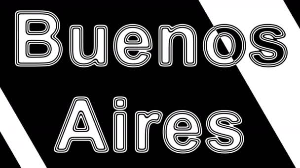 Buenos Aires Smykové Záběry Mají Rozlišení Obrázek — Stock video