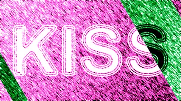 Csók Hurkolás Felvétel Felbontású Prores 4444 Illusztráció — Stock videók