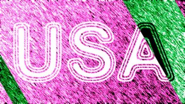 Abd. Döngü görüntüleri 4k çözünürlüğe sahiptir. ProRes 4444. Illüstrasyon.