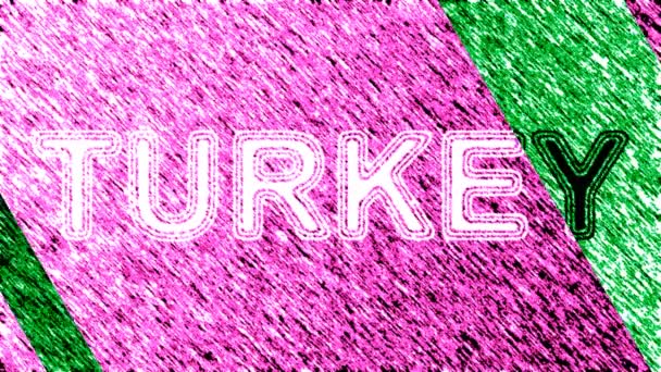 Turquie Les Images Boucle Ont Une Résolution Prores 4444 Illustration — Video