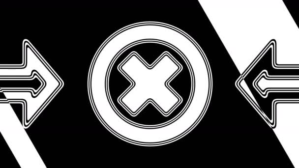 Th error icon. Looping footage has 4K resolution. Illustration. — Stock Footage Error Icon Looping Footage Has Resolution Illustration Stock Footage
