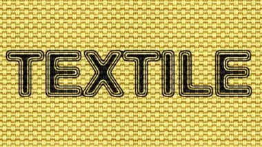 Tekstil. Döngü görüntüleri. Illüstrasyon.