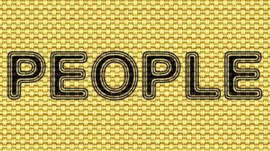 Insanlar. Döngü görüntüleri. Illüstrasyon.